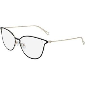 NEW MARCHON AIRLOCK 5000 001 Black & Gold Titanium Eyeglasses 54mm with Case